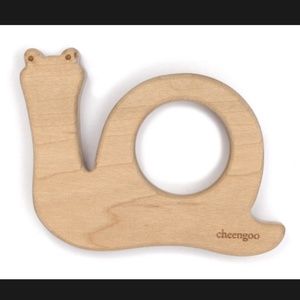 Wooden Snail Teether